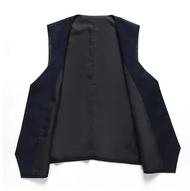 Men's Solid Color Business Suit Fashion Banquet Wedding Trend Groom Best Man Single 3/2/1