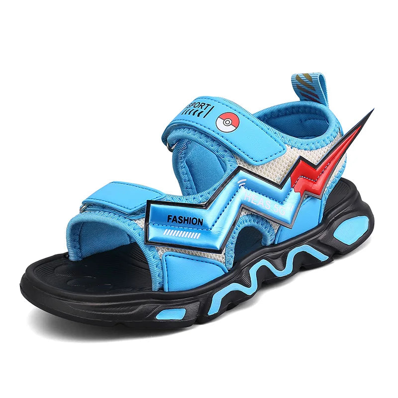 New boys Barefoot Shoes Kids Summer Beach Cute Printing Boys Sandals Comfortable Breathable Non-slip Children's Shoes