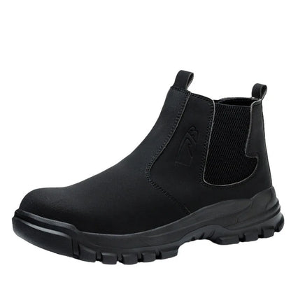 Safety Shoes Steel Toe Work Shoes Men Lightweight Kevlar-Midsole Industrial Work Boots Anti-puncture Protection Tactical Boots