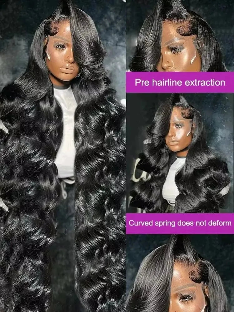 30 40 Inch Body Wave Lace Front Wig PrePlucked With Baby Hair For Women 13x6 Hd Lace Frontal Wigs 13x4 Lace Wigs 100% Human Hair