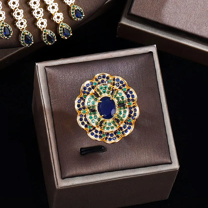 2022 Líbia Dubai Venda Quente Conjuntos de Joias Banhados a Ouro 24k para Noivas e Mulheres