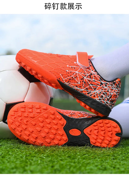 New Men Kids Soccer Shoes Cleats Match Grass Boys Professional Football Boots Ultralight Non-Slip Training Shoes Drop Shipping