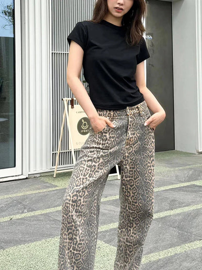 Women Baggy High Waist Y2k Streetwear Hip Hop Wide Leg Pants