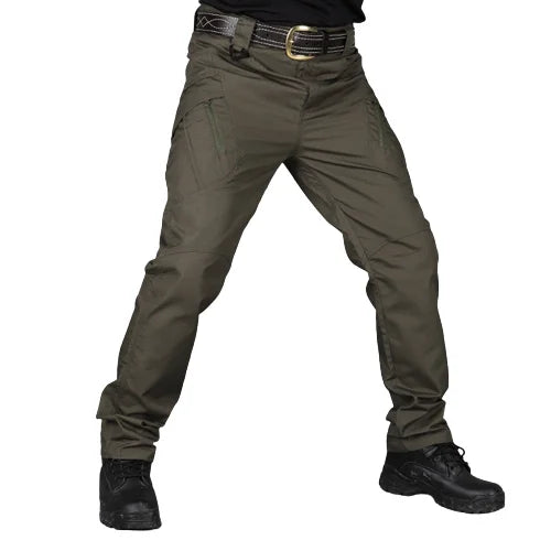 Tactical Cargo Pants Men Outdoor Waterproof SWAT Combat Military Camouflage Trousers Casual Multi Pocket Male Work Joggers