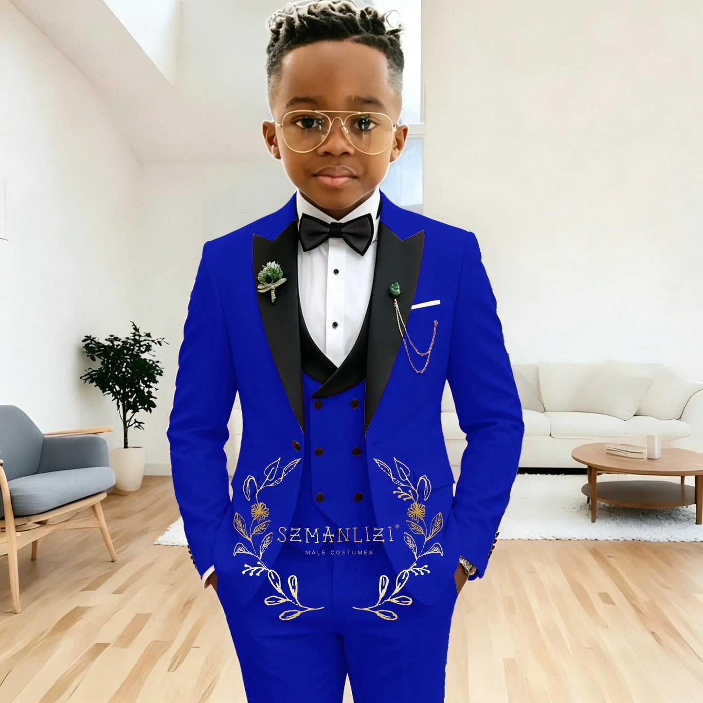 Pink Peaked Lapel Boy Formal Suits Dinner Tuxedos Boys Groomsmen Kids For Wedding Party Prom Suit Wear Ensembles De Blazers