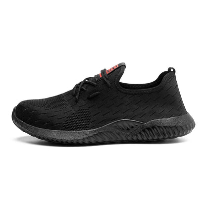 Mens Safety Shoes Breathable Steel Toe Cap Boots Anti-smashing Anti-smash Safety Work Shoes Lightweight Men Women Work Sneaker
