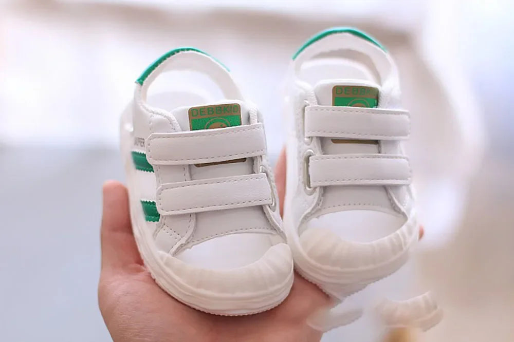 PU Leather Summer Sandals For Children 2024 Trend Fashion Boys Girls Beach Shoes Anti-slippery Soft-soled Toddler Shoes Footwear