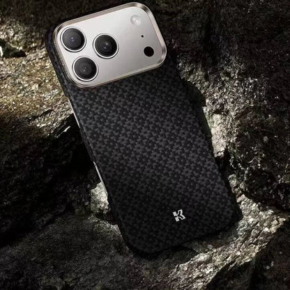 Benks Carbon Fibre Case For iPhone 17 Pro Max Kevlar Wireless Charging Back Cover Case for iPhone 17 PRO