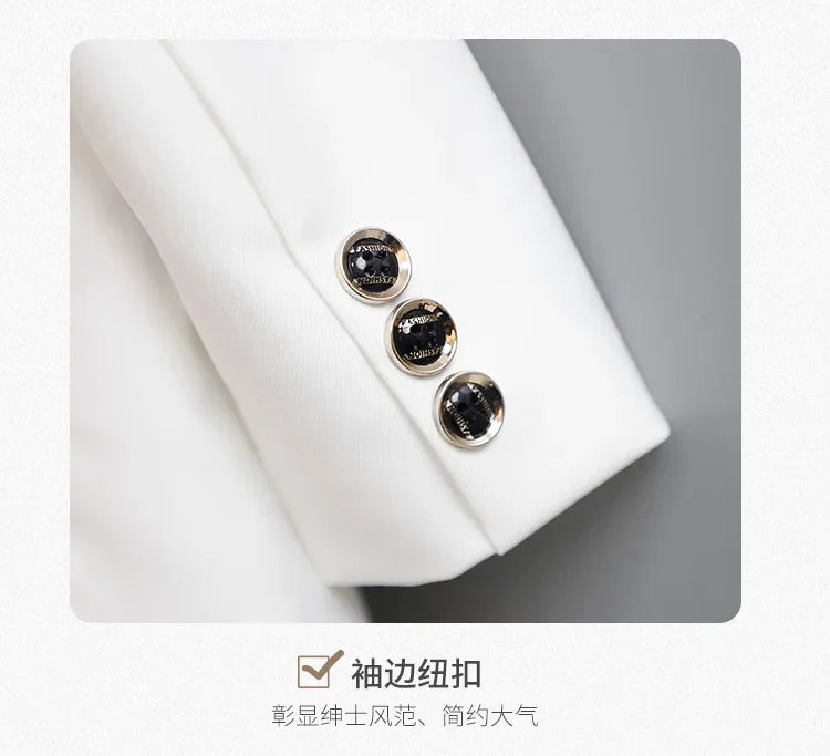 Children White Wedding Suit Boys Girls1 Year Birthday Dress Costume Kids Jacket Pants Bowtie Photograph Suit Flower Tuxedo Dress