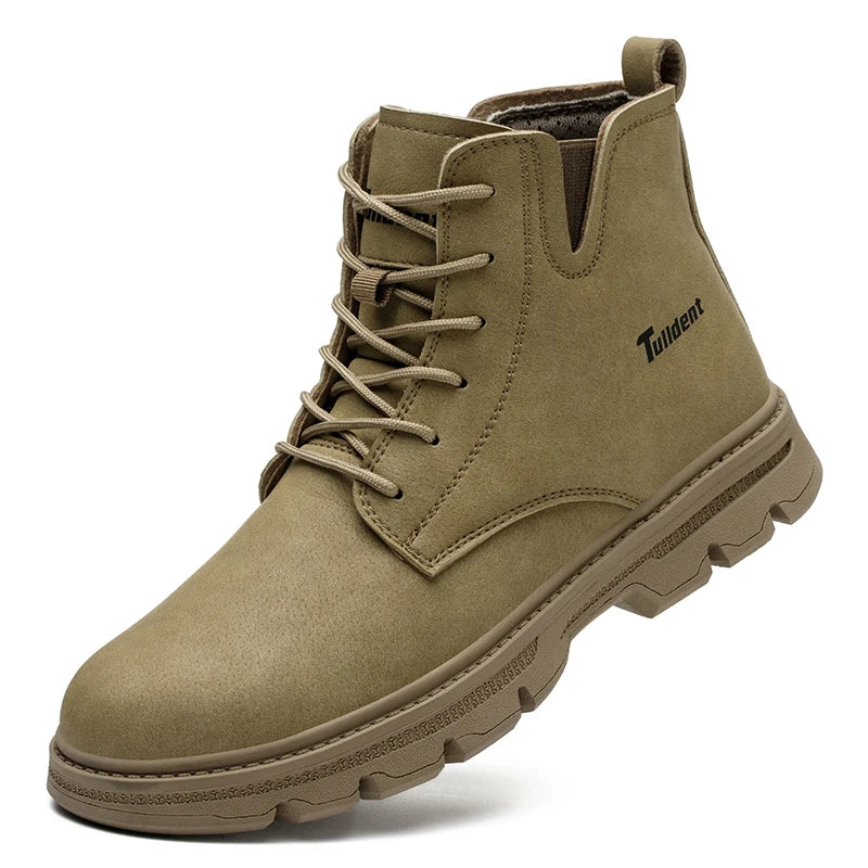 Men's protective shoes, safety shoes, steel-toe boots, anti-smashing and anti-puncture work shoes, tactical boots