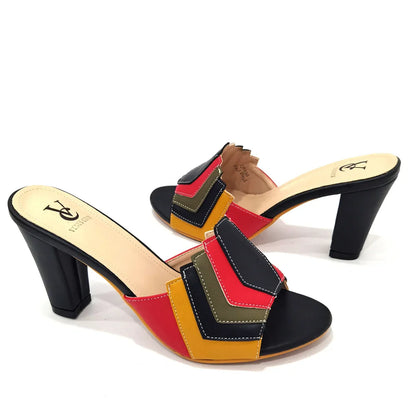 Black Color Comfortable Heels Italian Lady Shoes with Matching Bag for African Women Shoes and Bag Set