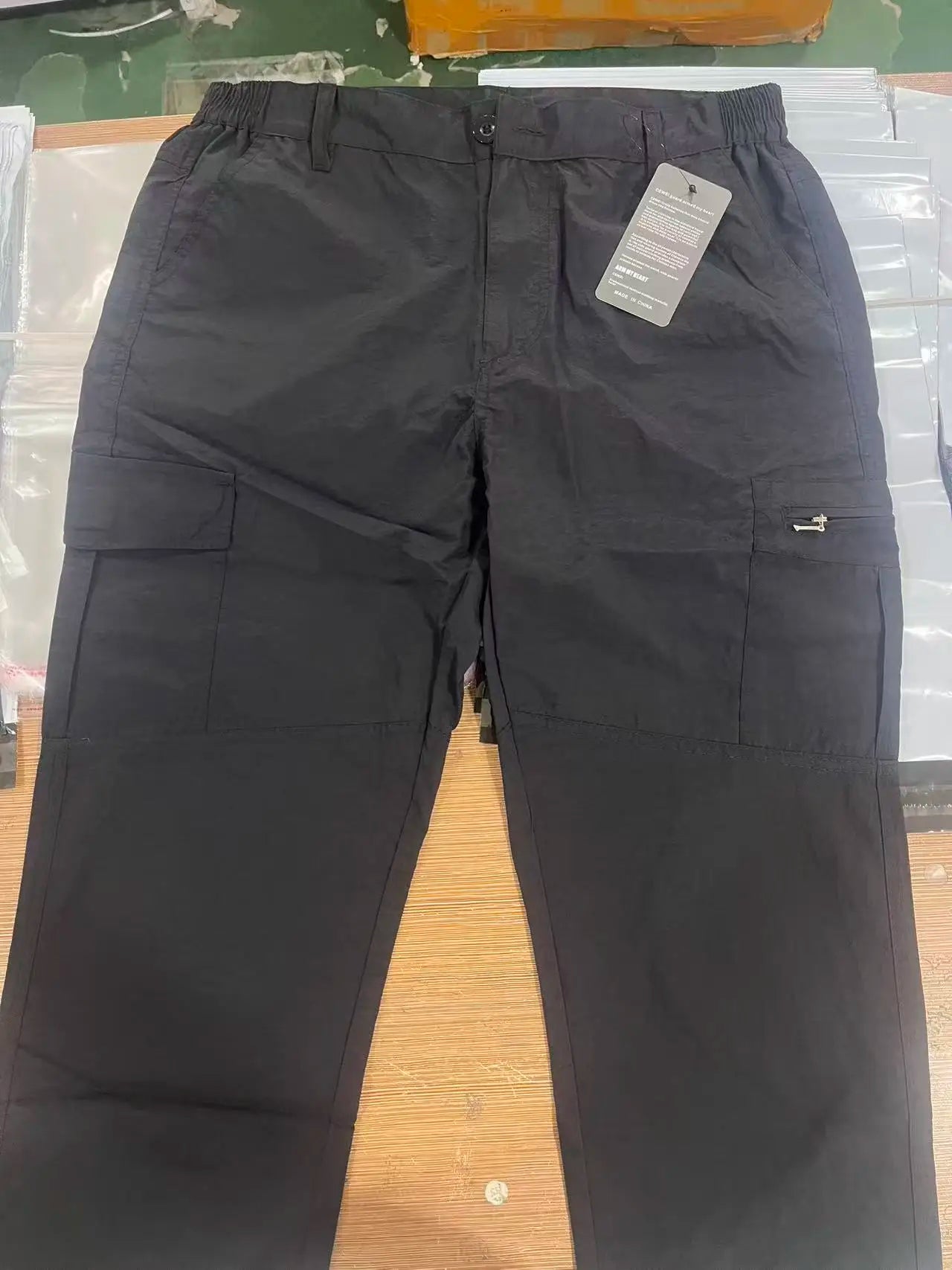 Asian Size Summer Cargo Pants Men Pants Streetwear Jogger Trekking Hiking Mountain Work Tourism Trousers