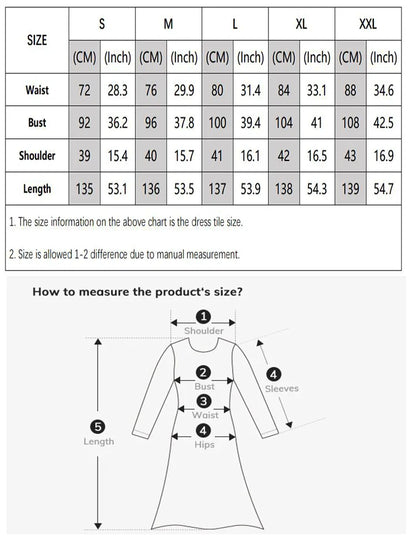 Elegant Women Floral Long Maxi Dress Jacquard Evening Party Boho Fall Winter Vintage Dress Ladies A-Line Robe
