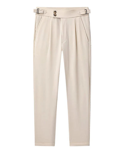 High Quality Mens Dress Pants Stretch Smart Casual Pants Wrinkle Free Suit Pants Men Regular Fit Work Pants Spring Autumn