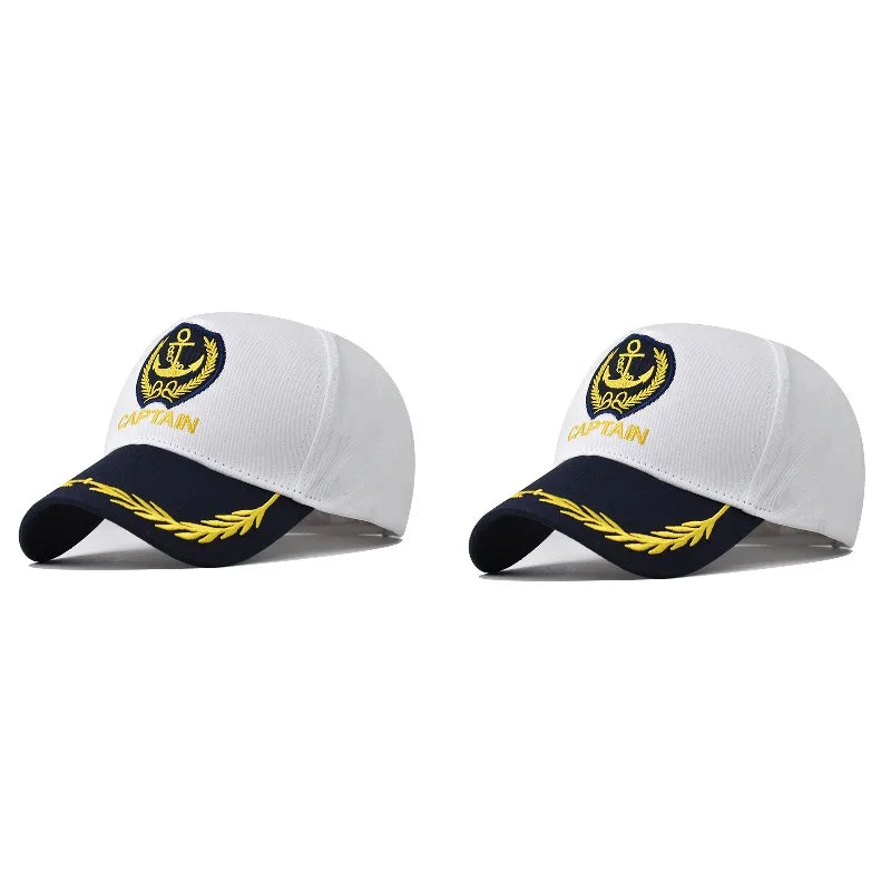 Men Women Baseball Caps Embroidered Captain & First Mate Hats Boating Marine Sailor Perfect Nautical Gift Presents Party Fun Hat