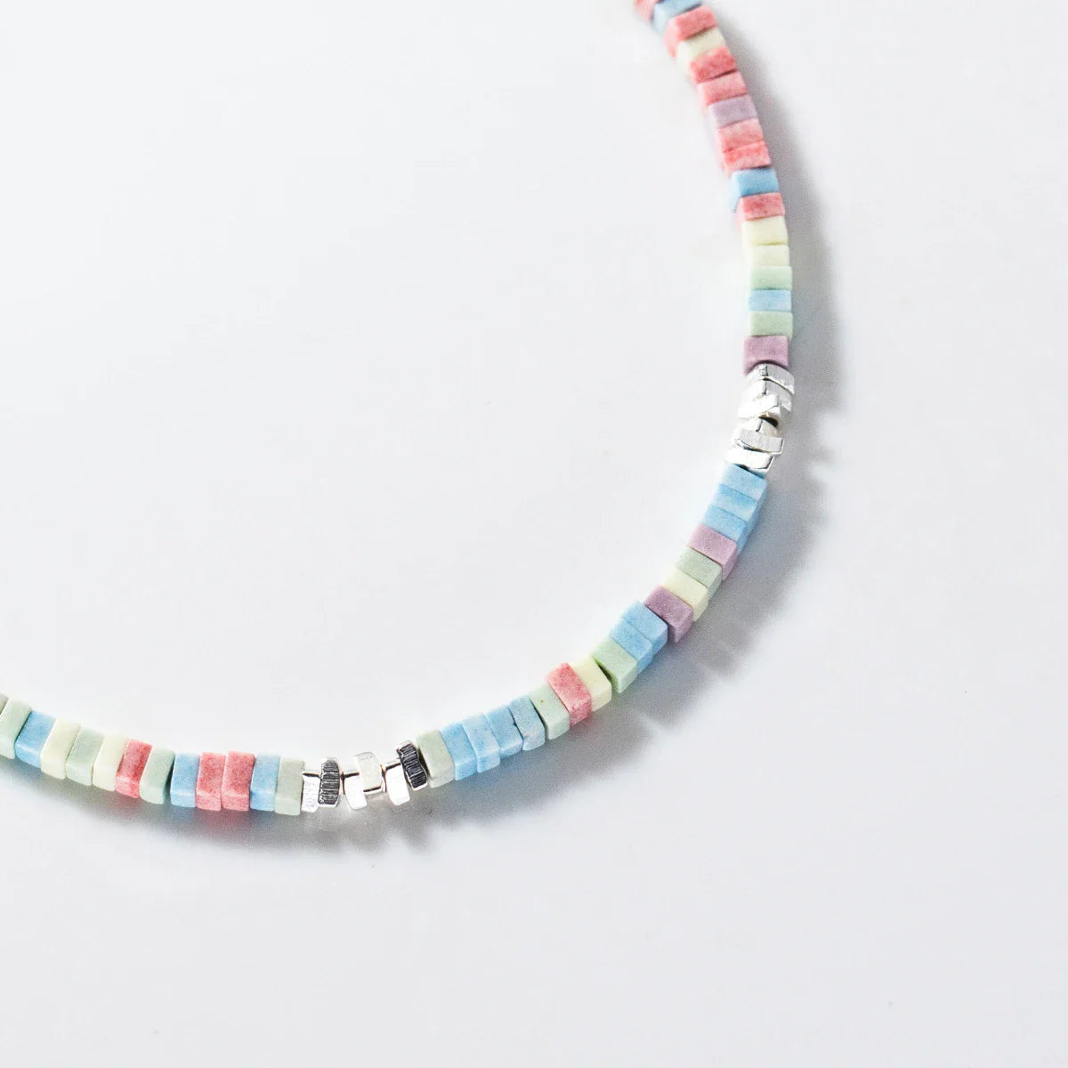 925 Sterling Silver Punk Colorful Square Chain Bracelet Rainbow Color Chain Link Platinum Plated For Women Fine Jewelry