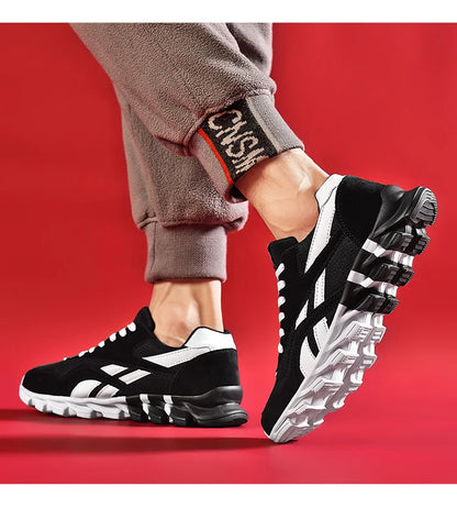Men's and women's running shoes breathable casual sneakers anti-slip vibration comfortable walking shoes 36-48