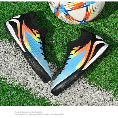 Mens Soccer Shoes TF/FG High Ankle Football Boots Kids Women Outdoor Sports Shoes Multicolor Training Match Athletic Sneakers