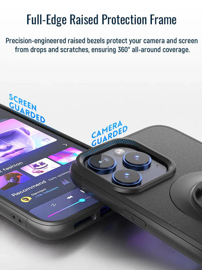 Case for iPhone 17/16/15/14/13/12/11 Pro/Max fit Phone Holder Mount with Lock-in Design