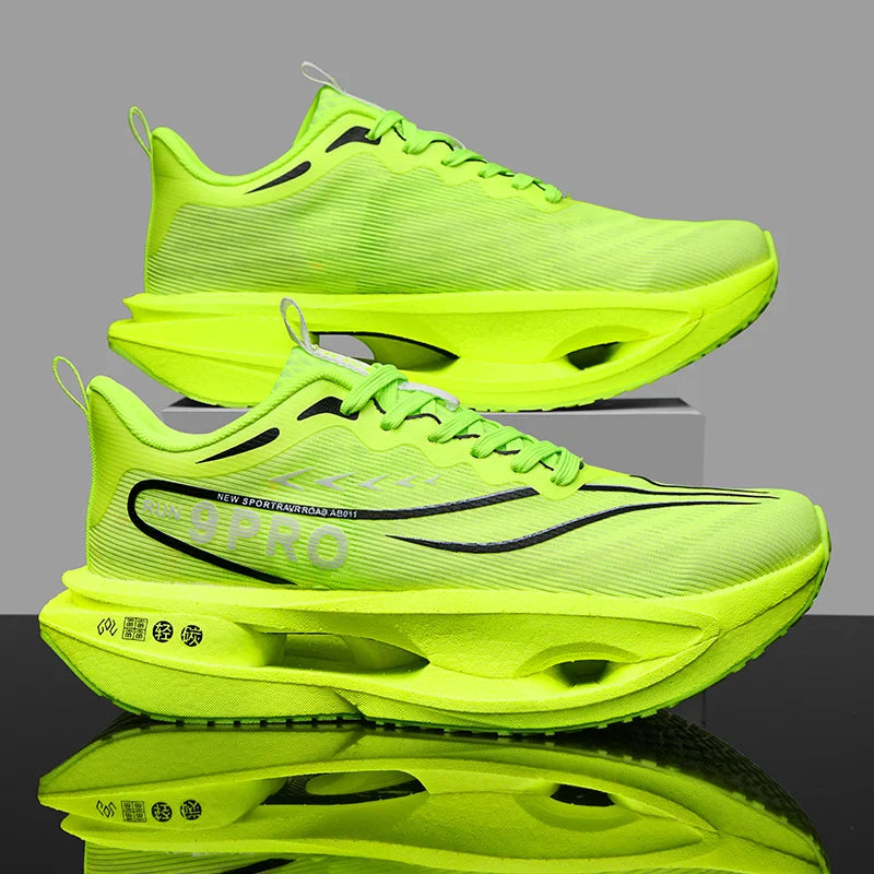 Running Shoes Men High Quality Full Palm Carbon Plate Cushion Professional Training Shoes Lightweight Wear-Resistant Sneakers