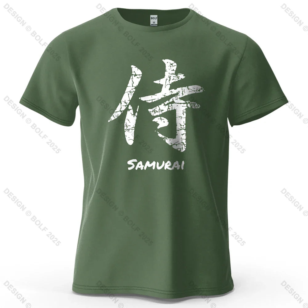 Character Printed Men's T-Shirt 100% Cotton Oversized Classic Asian Aesthetics Graphic Tees for Women Tees Streetwear