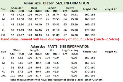 High-quality European and American Men's Clothing, Formal Suits with Stripes, Trousers for Business, Formal Dinners, Weddings