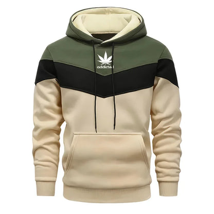 Hot Sales Mens Tracksuit Printed Casual Tricolor Sweatshirts High Quality Sports Jogging Man Clothing Single Piece Hoodie Pants