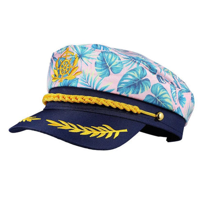 Men Women Baseball Caps Adult Adjustable Captain Costume Admiral Hat Y2K Cosplay Sailor Pilot Hat For Costume Party Performance
