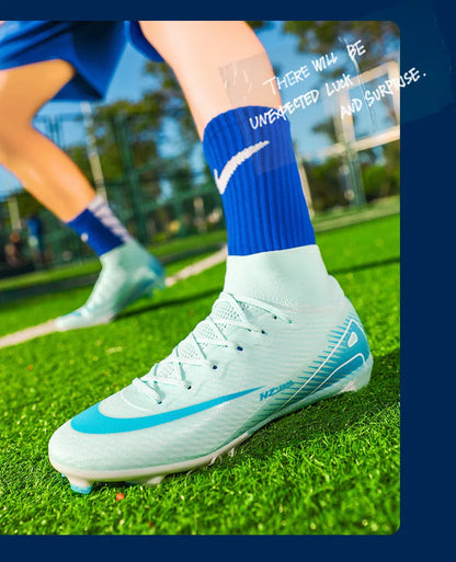 Quality Soccer Cleats for Men Soccer Shoes Society Boys Football Boots Male Football Shoes Sneakers Unisex Soccer Boots