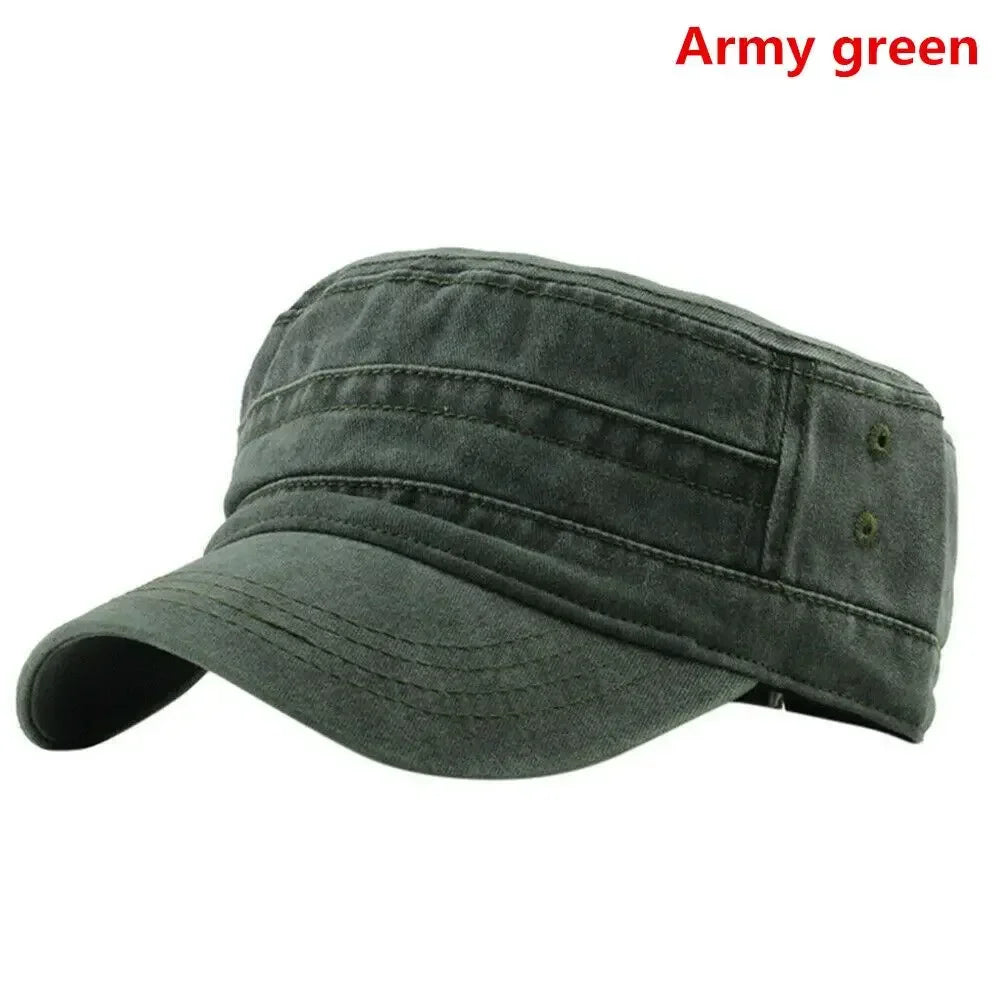 1PC Military Hat Camouflage Army Hat Men Women Baseball Cap Camo Military Cadet Combat Fishing Cap Flat Top Men's Hat