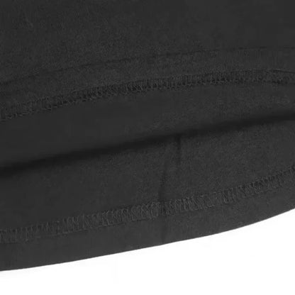 A Black Round-neck Short-sleeved T-shirt with A Classic Japanese SHOEI Motorcycle Racing Helmetthe Same Style As Marquis Summer