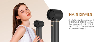 Hair Dryer 5 in 1 Electric Comb Negative Ion Straightener Comb Curling Iron Detachable Multifunctional Heating Brush Hair Dryer