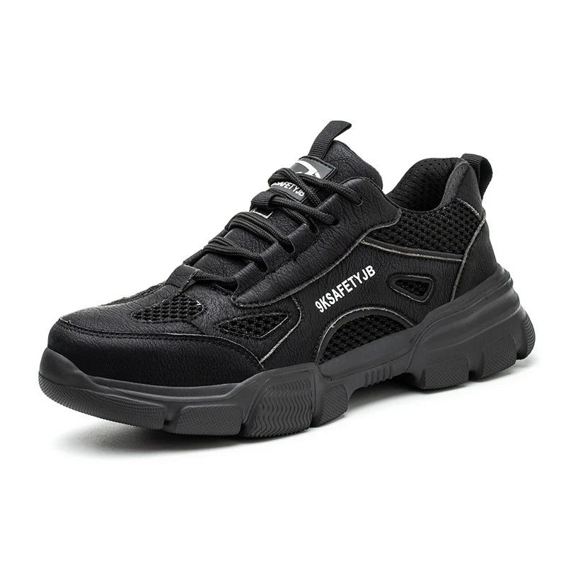 Unisex Mesh Steel Toe Cap Summer Safety Shoes For Men Light Breathable Sneaker Comfortable Indestructible Hombre Work Sneakers