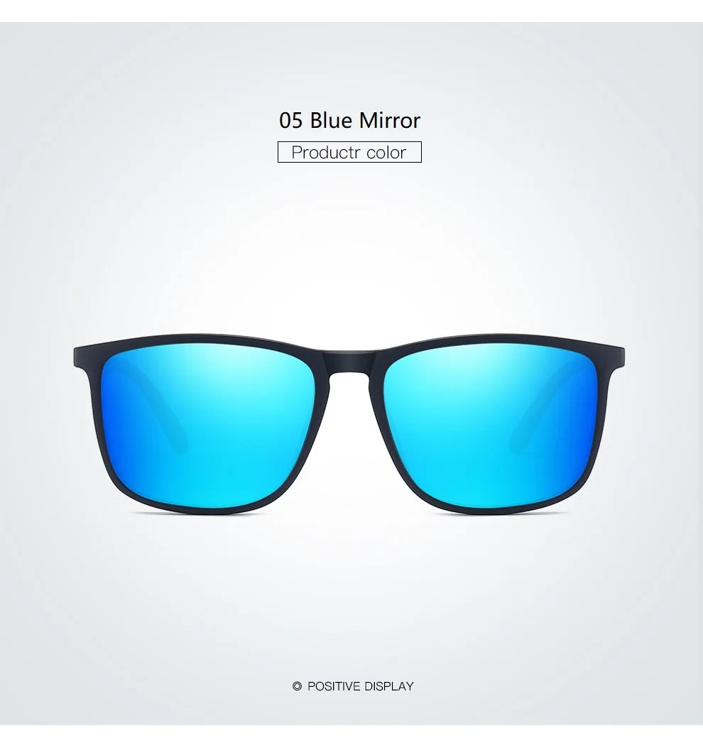 Luxury Square Vintage Polarized Sunglasses For Men Women Fashion Travel Driving  Sun Glasses Male TR90 Eyewear UV400
