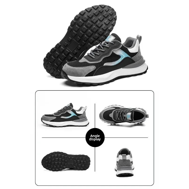 Safety Shoes with Steel Toe Caps Odor Prevention and Protection Shoes Insulated Shoes  Breathable Labor Protection Shoes