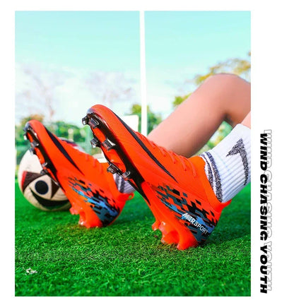 New Men Soccer Shoes Sport Grass Cleats Unisex Non-Slip Match Adult Ultralight Outdoor Football Boots Comfortable High-quality