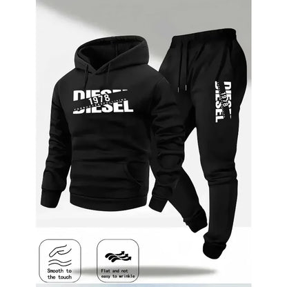 Autumn and winter new hooded sweatshirt sportswear fashion sports hooded sweatshirt casual sweatshirt and pants two in one