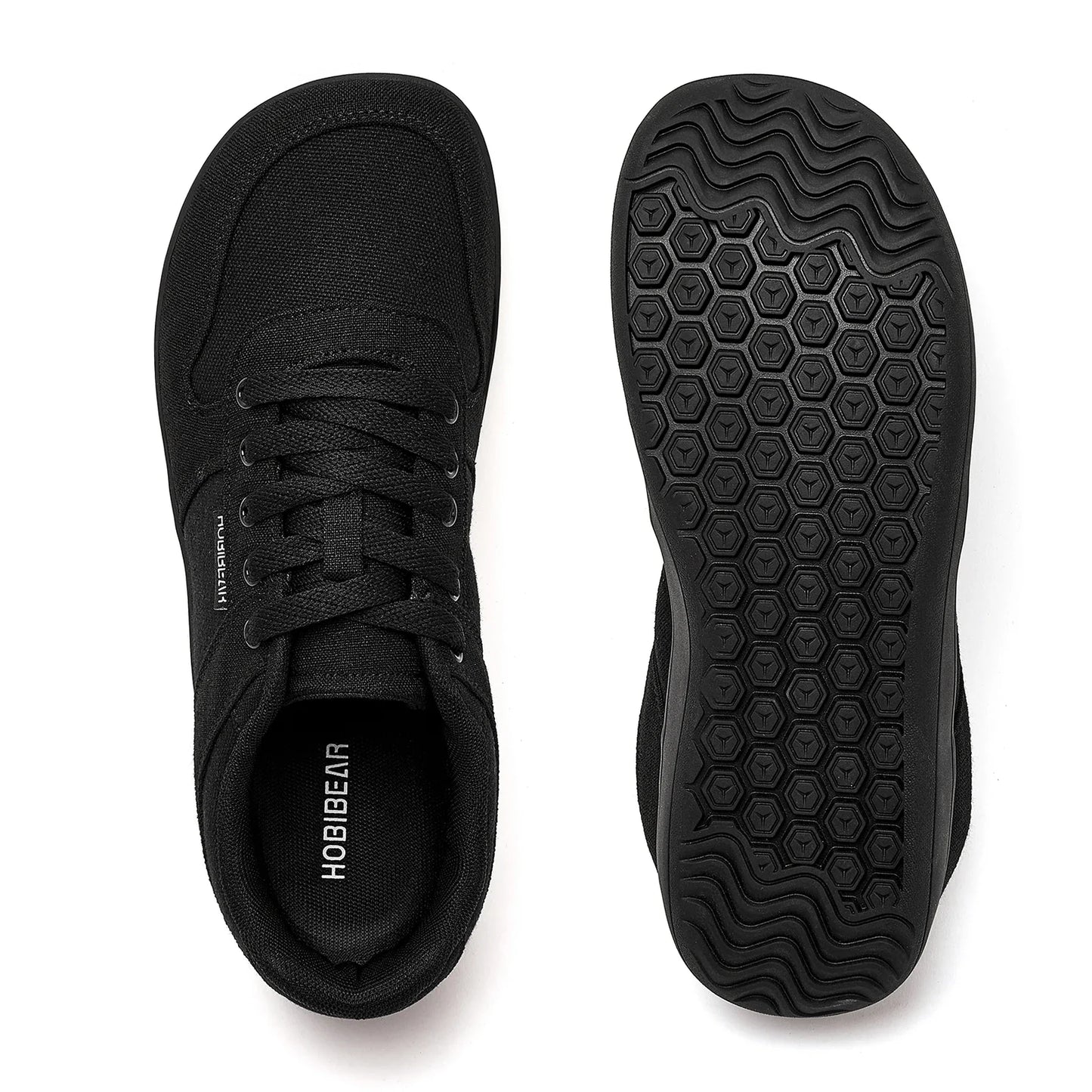 Unisex Barefoot Shoes for Men Women Wide Minimalist Walking Sneakers Lace-Up Outdoor Lightweight Running Shoes