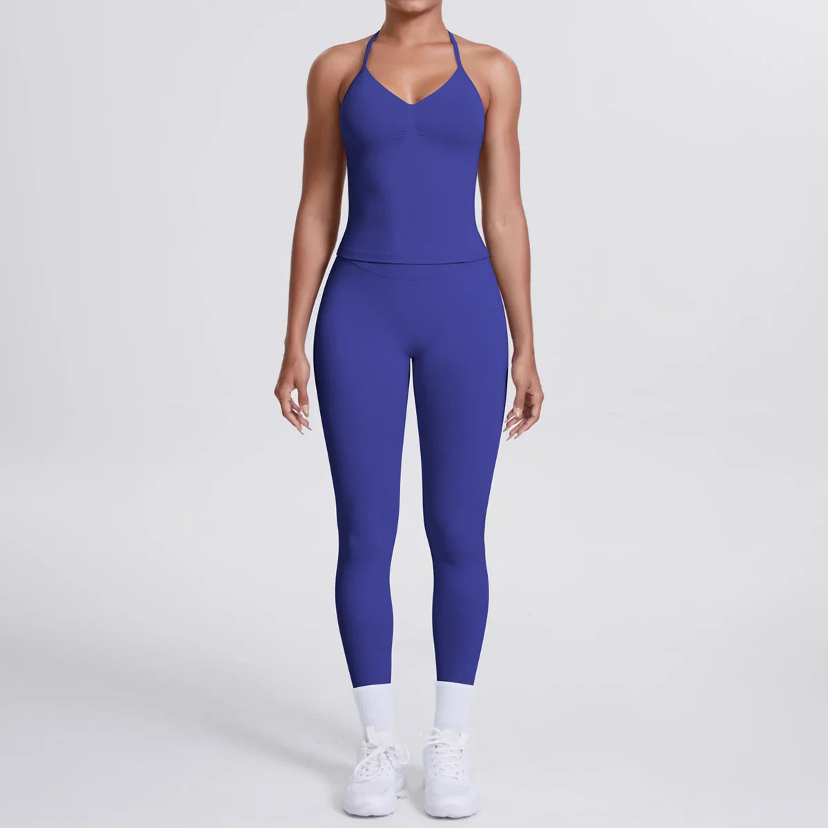2 Piece Yoga Clothes Women Tracksuit Athletic Wear Pilates Fitness Suit Gym Workout Push Up Clothes Sports Bra Leggings Suit