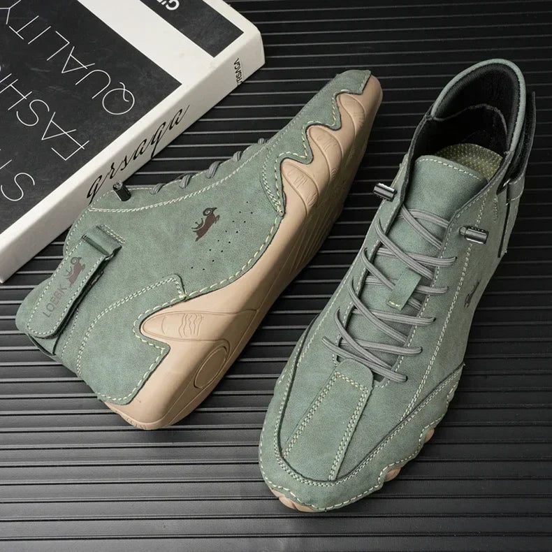 Men's Boots Casual Fashion Luxury Designer Soft Sole Waterproof Mens Loafers New Trend High Quality Couple Lace Up Hiking Shoes