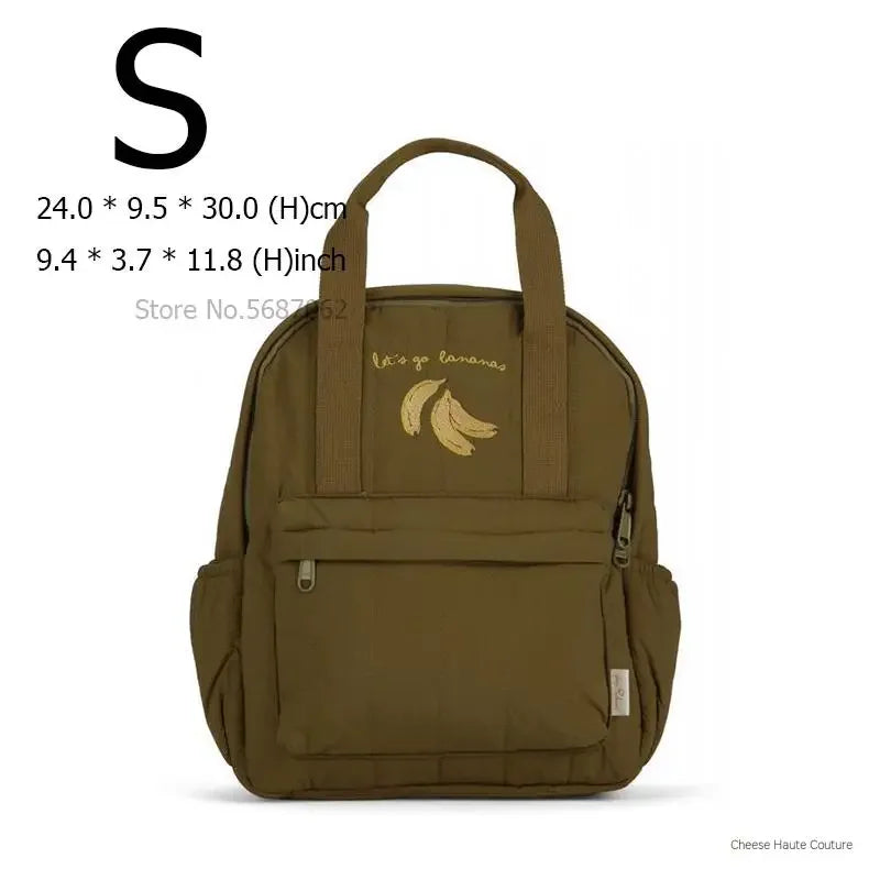 Baby Backpack Parent-child Kids Schoolbag Kindergarten Bags Brand Traveling Cherry Children's Boys Girls Mom Storage