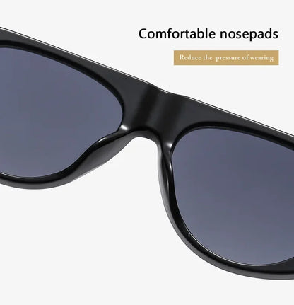 Vintage Oversized Oval Sunglasses Women Men New Fashion Wide Leg Leopard Red Gradient Sun Glasses Ladies Trendy Sexy Shades