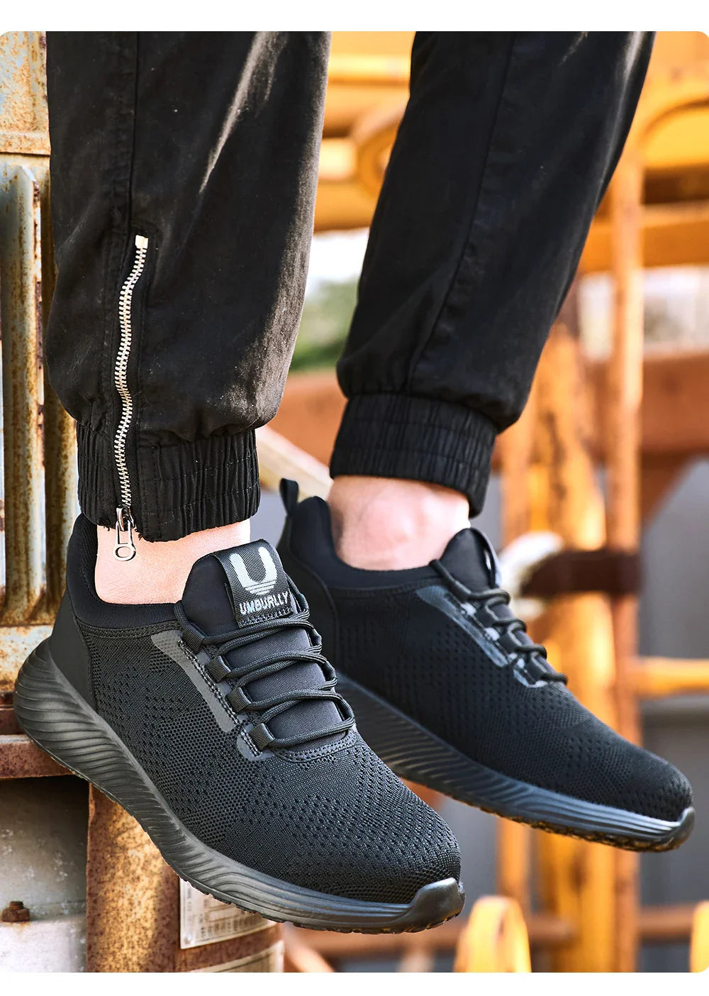 Safety Shoes Men With Steel Toe Cap Anti-smash Men Work Shoes Sneakers Light Puncture-Proof Indestructible Shoes Dropshipping