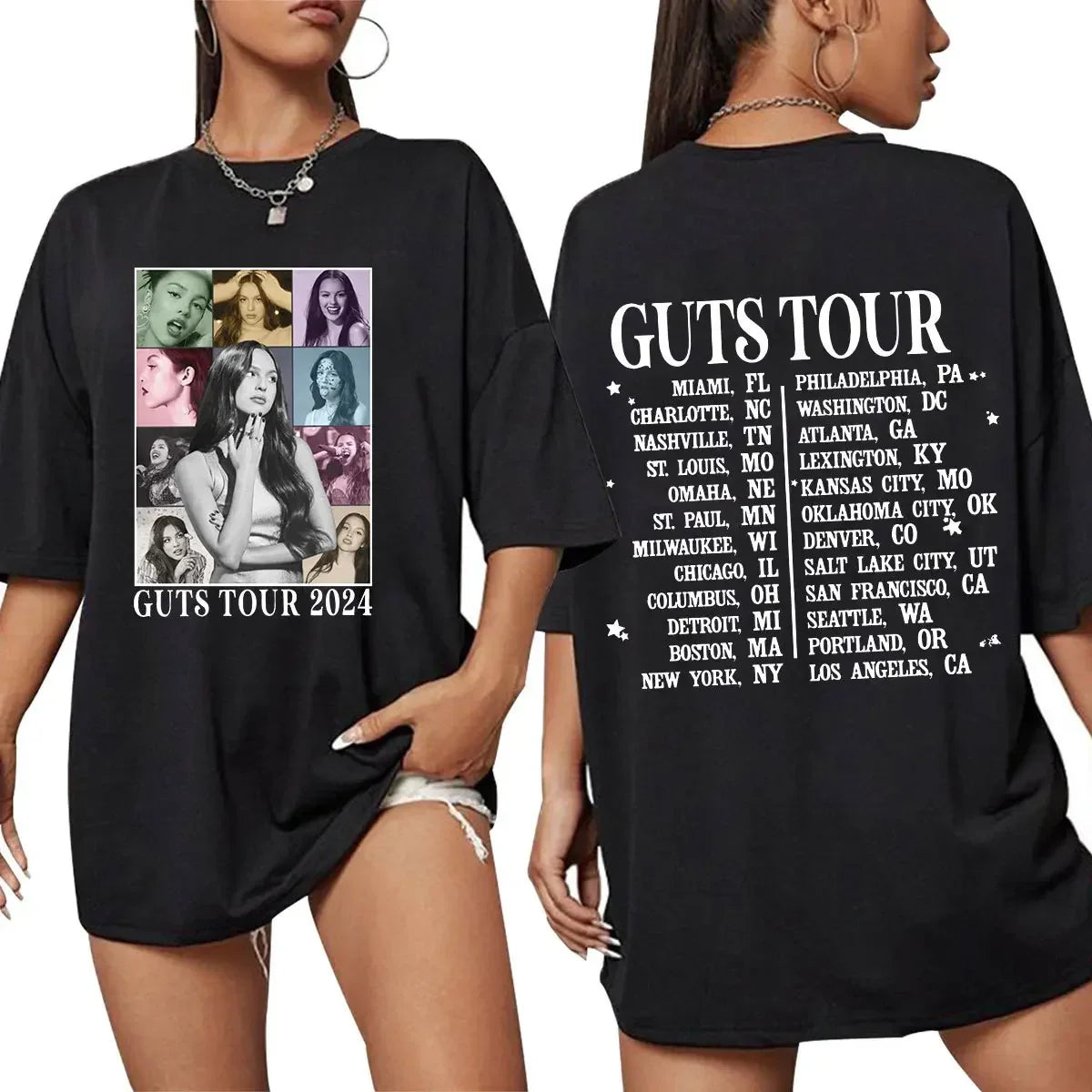 2025 Olivia Male Female Rodrigo Singer Cotton Clothes Fashion Short Sleeve O Neck Tees Unique Men Clothing Shirts Graphic Tee