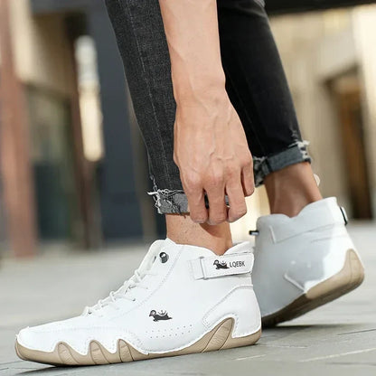 Men's Boots Casual Fashion Luxury Designer Soft Sole Waterproof Mens Loafers New Trend High Quality Couple Lace Up Hiking Shoes