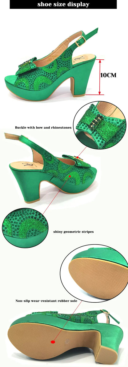 Designer Black Heels Women Sandals Summer 2022 Platform High Heel Fashion Floral Rhinestone Wedding Party Women Shoes