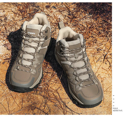 2025 New Hiking Shoes Unisex Outdoor Hiking Sports Shoes Camping Boots Ladies Waterproof Walking Shoes Non-slip Hiking Shoes