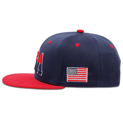 2024 New Fashion Fastball Cap Classic USA Embroidered American Flag Baseball Caps For Men Women Snapback Hat Unisex Hip Hop Hats