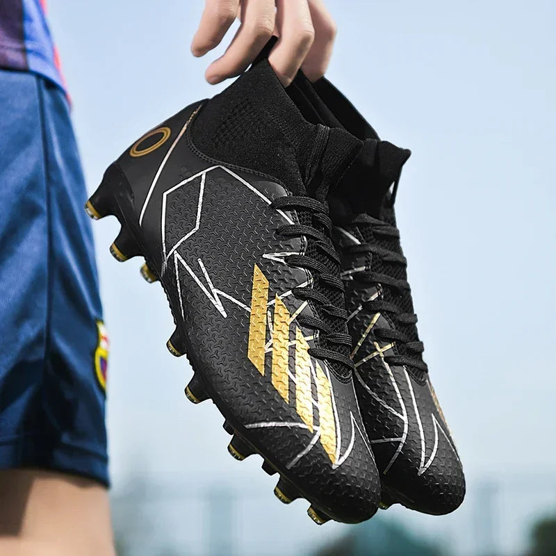 New Unisex Football Boots Professional Non-slip Soccer Shoes Outdoor Drop Shipping Futsal Match Training Sport Sport Sneakers
