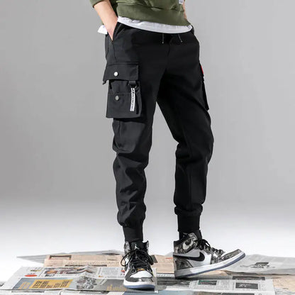 New Multi Pockets Harem Pants Trousers Fashion Streetwear Men's Hip Hop Casual Male Track Pants Joggers  5XL extra large